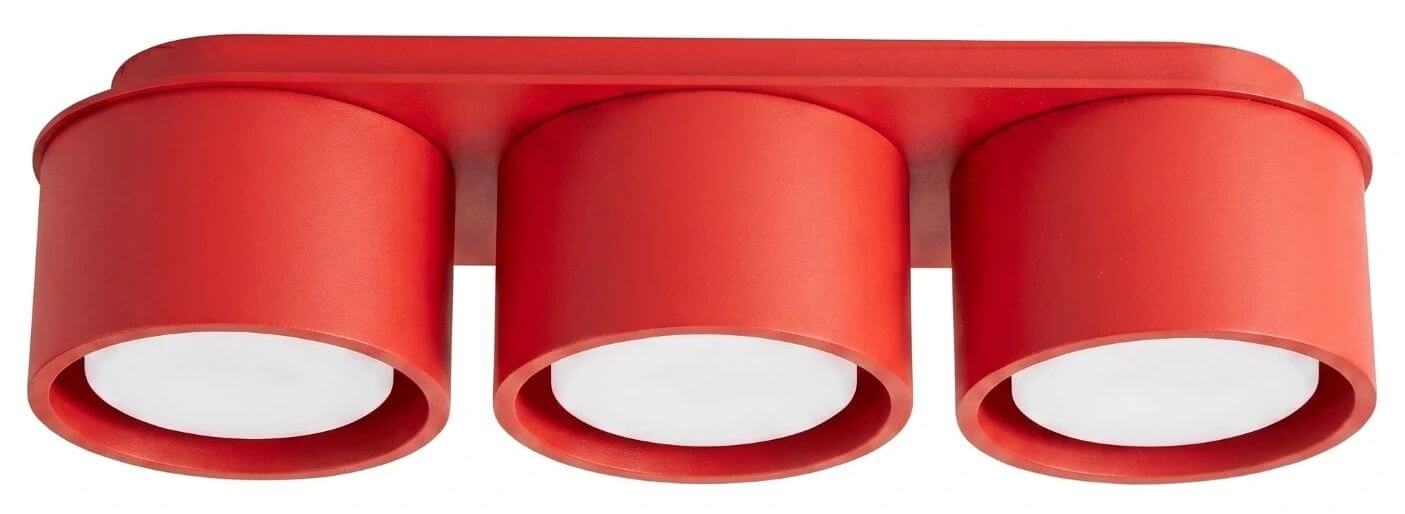 Sollux Lighting Modo mennyezeti lámpa 3x10 W piros SL.2480