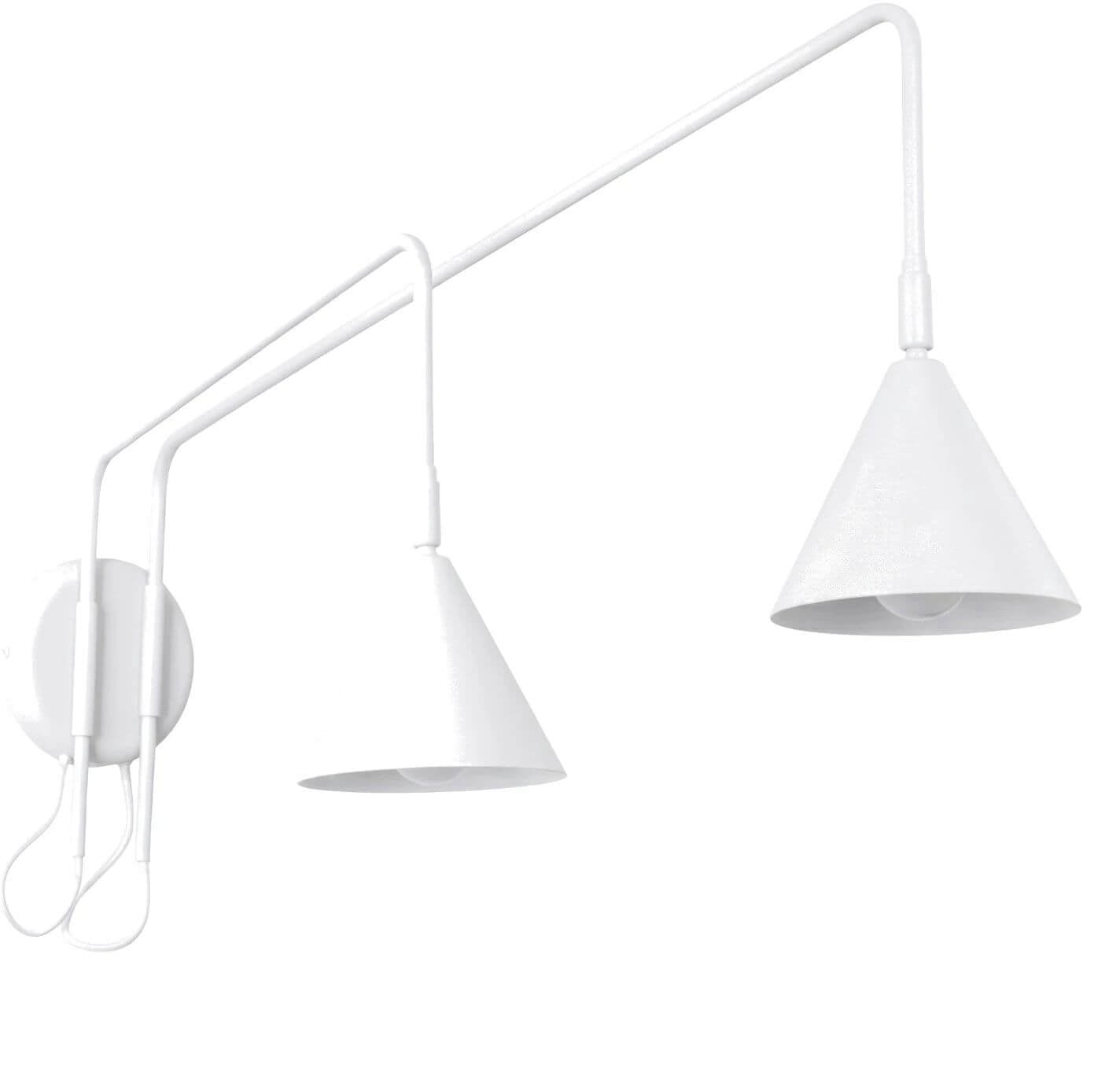 Sollux Lighting Nox oldalfali lámpa 2x10 W fehér SL.2506