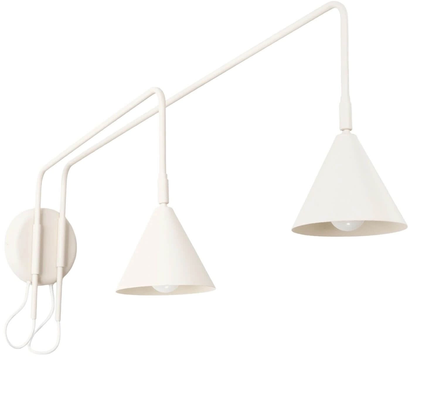 Sollux Lighting Nox oldalfali lámpa 2x10 W bézs SL.2509