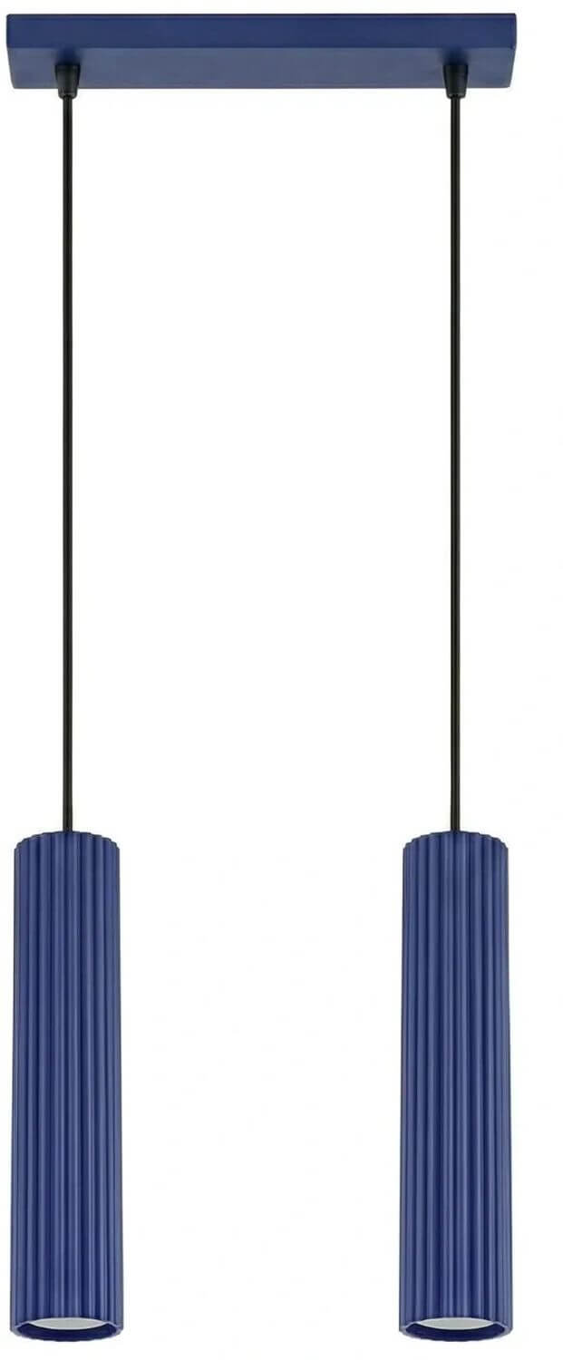 Sollux Lighting Karbon függőlámpa 2x10 W kék SL.2312