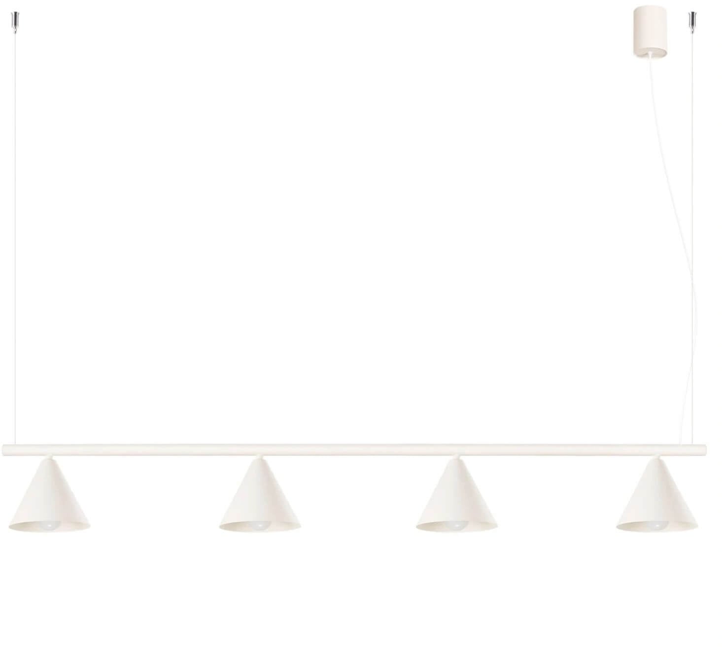 Sollux Lighting Nox függőlámpa 4x10 W bézs SL.2554