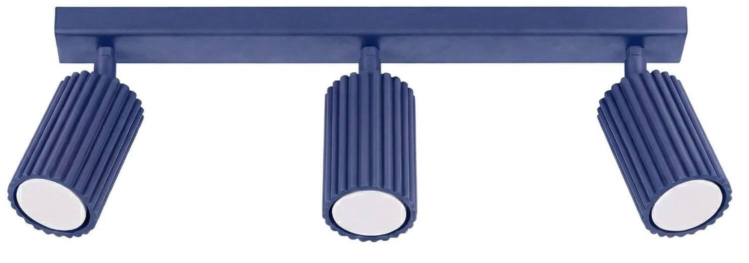 Sollux Lighting Karbon mennyezeti lámpa 3x10 W kék SL.2322