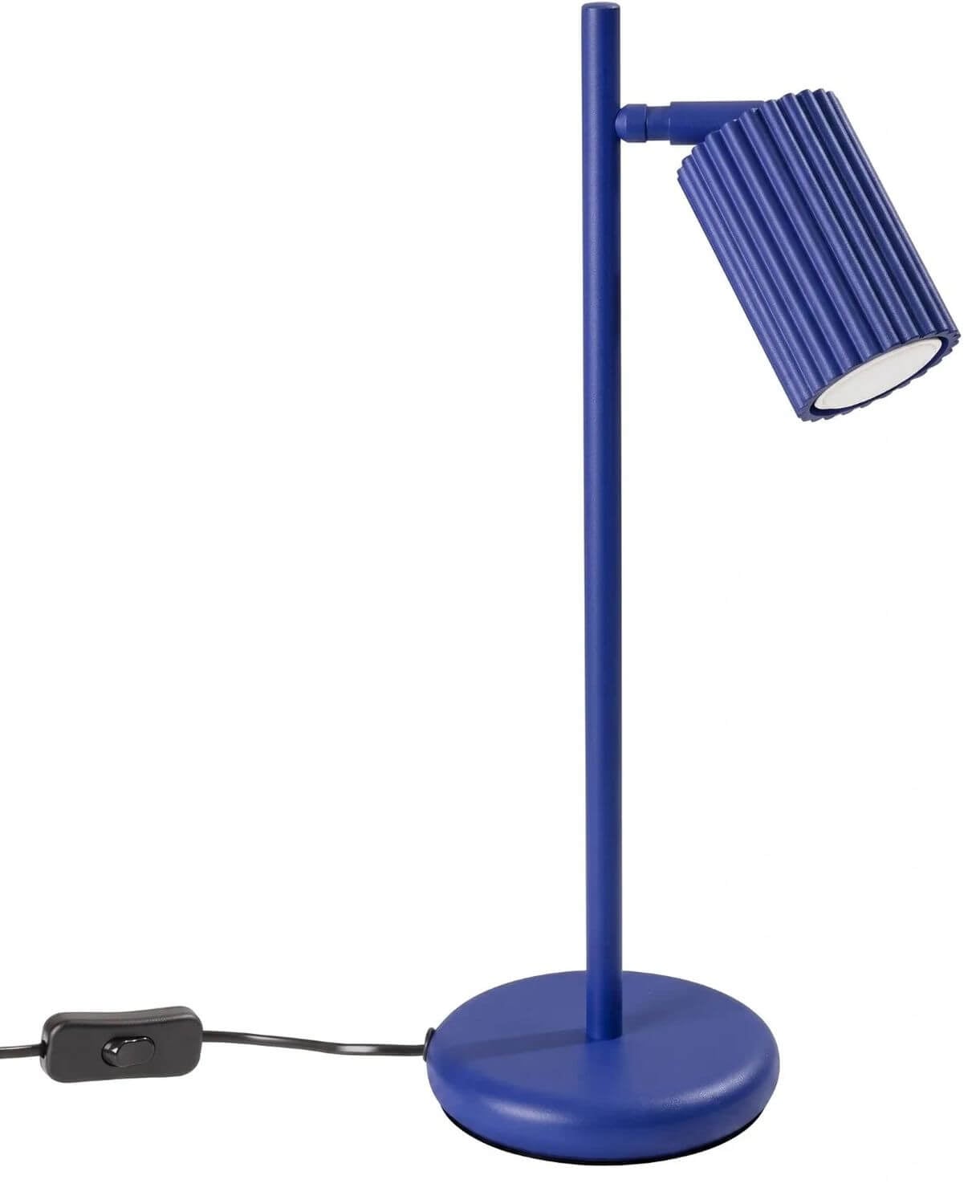 Sollux Lighting Karbon asztali lámpa 1x10 W kék SL.2327