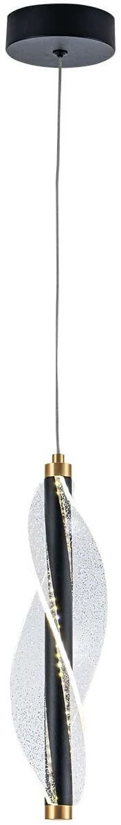 Goldlux Valentina függőlámpa 1x3 W fekete 343246