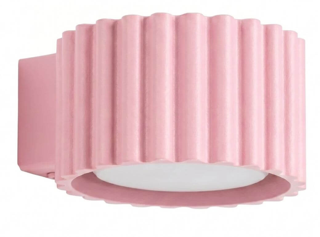 Sollux Lighting Aura oldalfali lámpa 1x8 W rózsaszín SL.2622