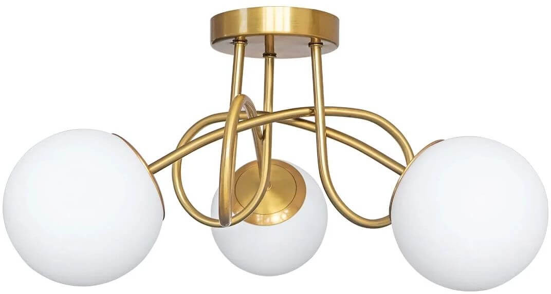 Goldlux Bianca mennyezeti lámpa 3x12 W fehér-arany 341648