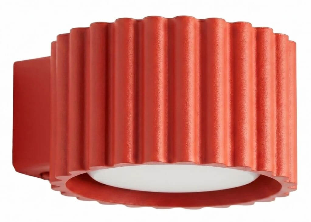 Sollux Lighting Aura oldalfali lámpa 1x8 W piros SL.2625