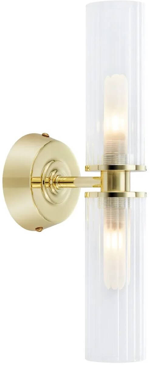 Markslöjd Rimini oldalfali lámpa 2x20 W sárgaréz 109236