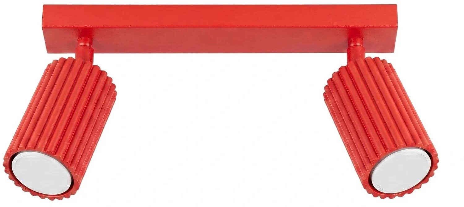 Sollux Lighting Karbon mennyezeti lámpa 2x10 W piros SL.2365