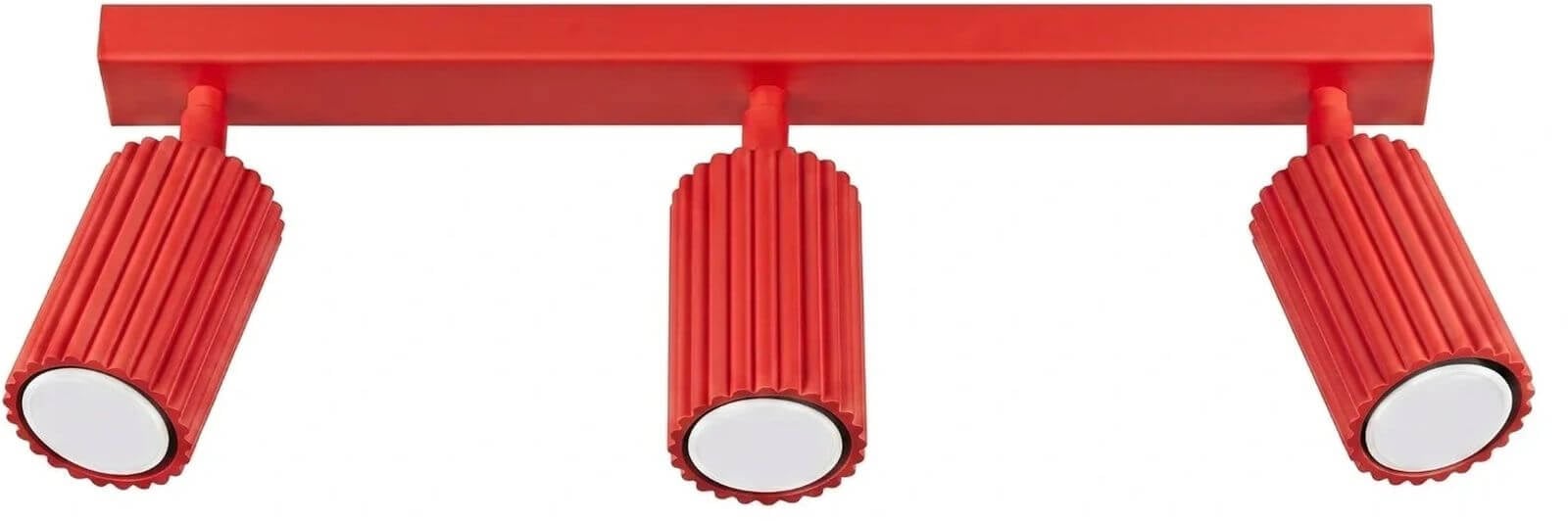 Sollux Lighting Karbon mennyezeti lámpa 3x10 W piros SL.2366