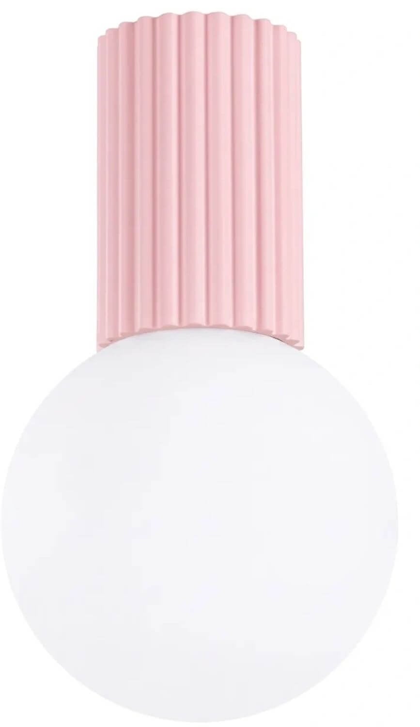 Sollux Lighting Halo mennyezeti lámpa 1x8 W fehér-rózsaszín SL.2386