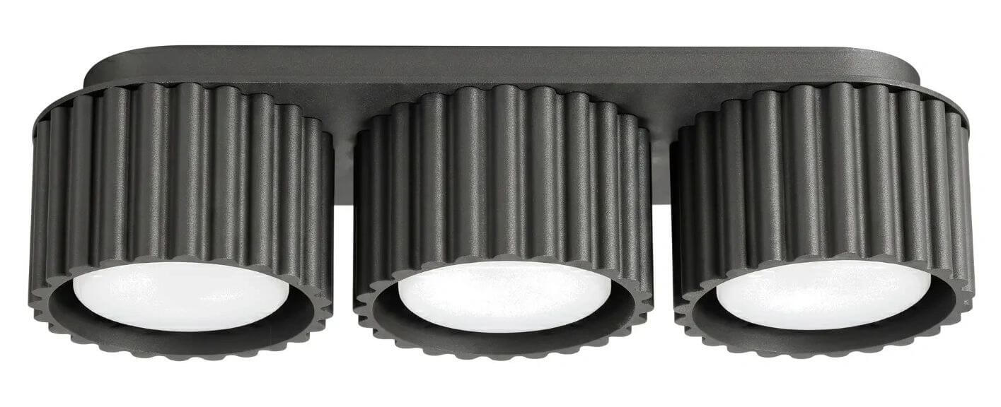 Sollux Lighting Aura mennyezeti lámpa 3x10 W fekete SL.2629