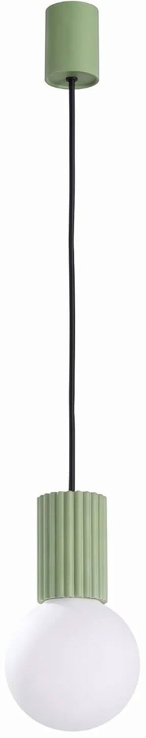 Sollux Lighting Halo függőlámpa 1x8 W fehér-zöld SL.2390