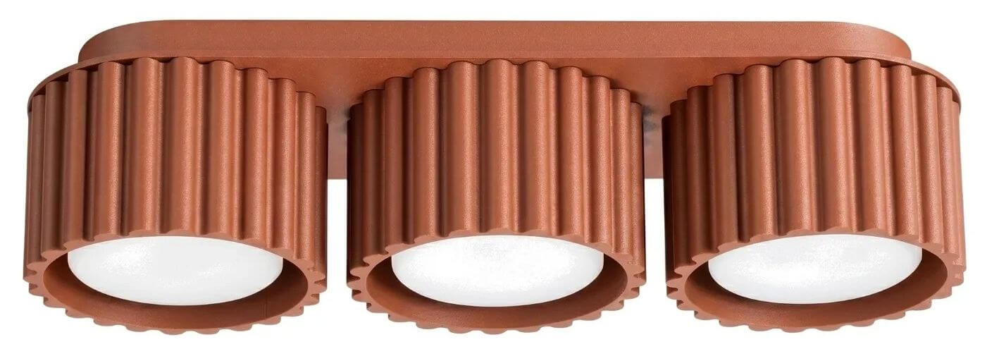 Sollux Lighting Aura mennyezeti lámpa 3x10 W piros SL.2632