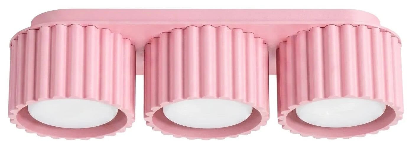 Sollux Lighting Aura mennyezeti lámpa 3x10 W rózsaszín SL.2638
