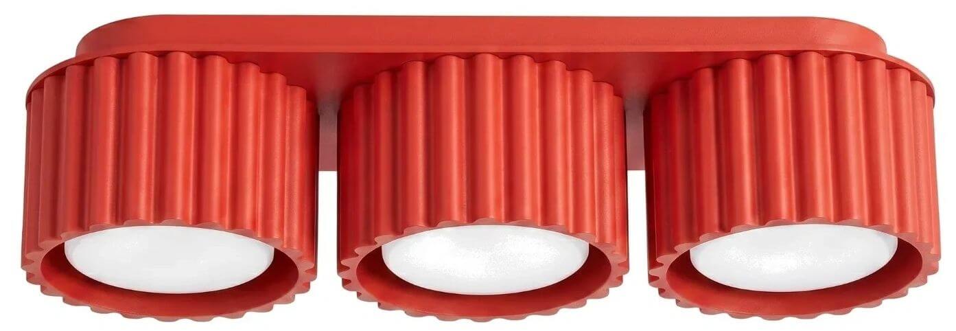Sollux Lighting Aura mennyezeti lámpa 3x10 W piros SL.2641