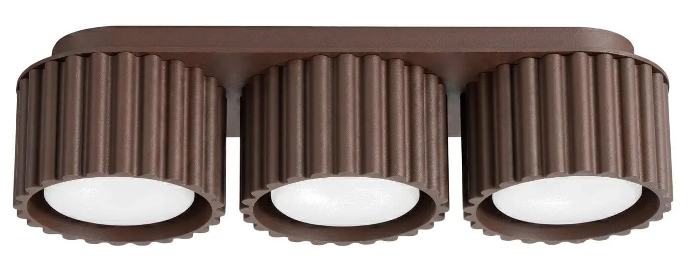 Sollux Lighting Aura mennyezeti lámpa 3x10 W barna SL.2642
