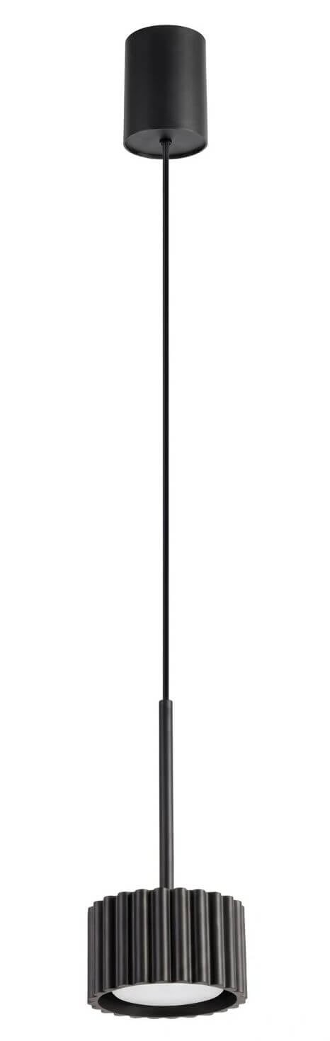 Sollux Lighting Aura függőlámpa 1x10 W fekete SL.2677