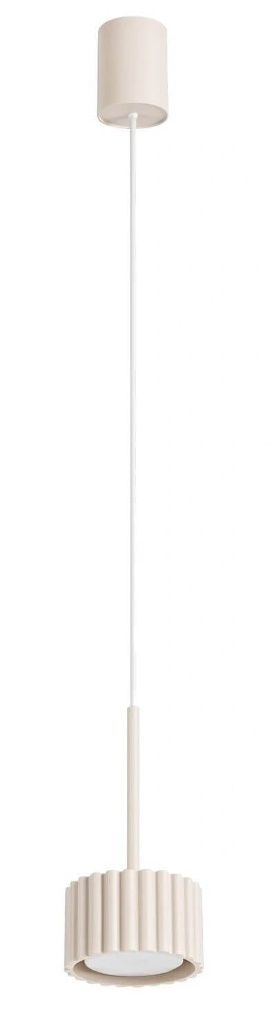 Sollux Lighting Aura függőlámpa 1x10 W bézs SL.2678