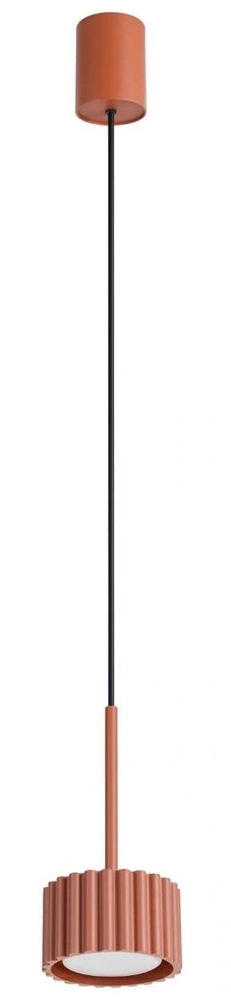 Sollux Lighting Aura függőlámpa 1x10 W piros SL.2680