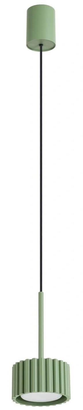 Sollux Lighting Aura függőlámpa 1x10 W zöld SL.2687