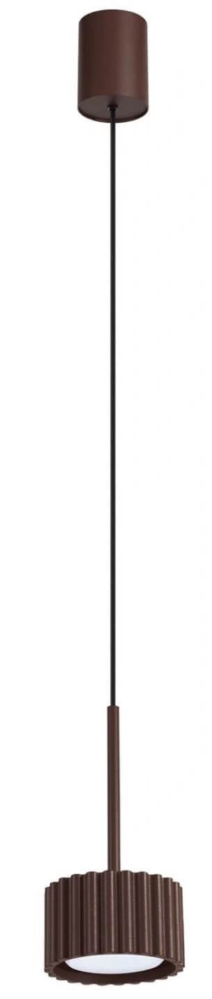 Sollux Lighting Aura függőlámpa 1x10 W barna SL.2690
