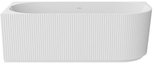 Besco Denaya fal mellé szerelhető fűrdőkád 150x75 cm ovális fehér #WAS-150-DLC