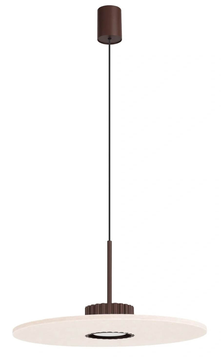 Sollux Lighting Ovo függőlámpa 1x10 W barna-bézs SL.2694
