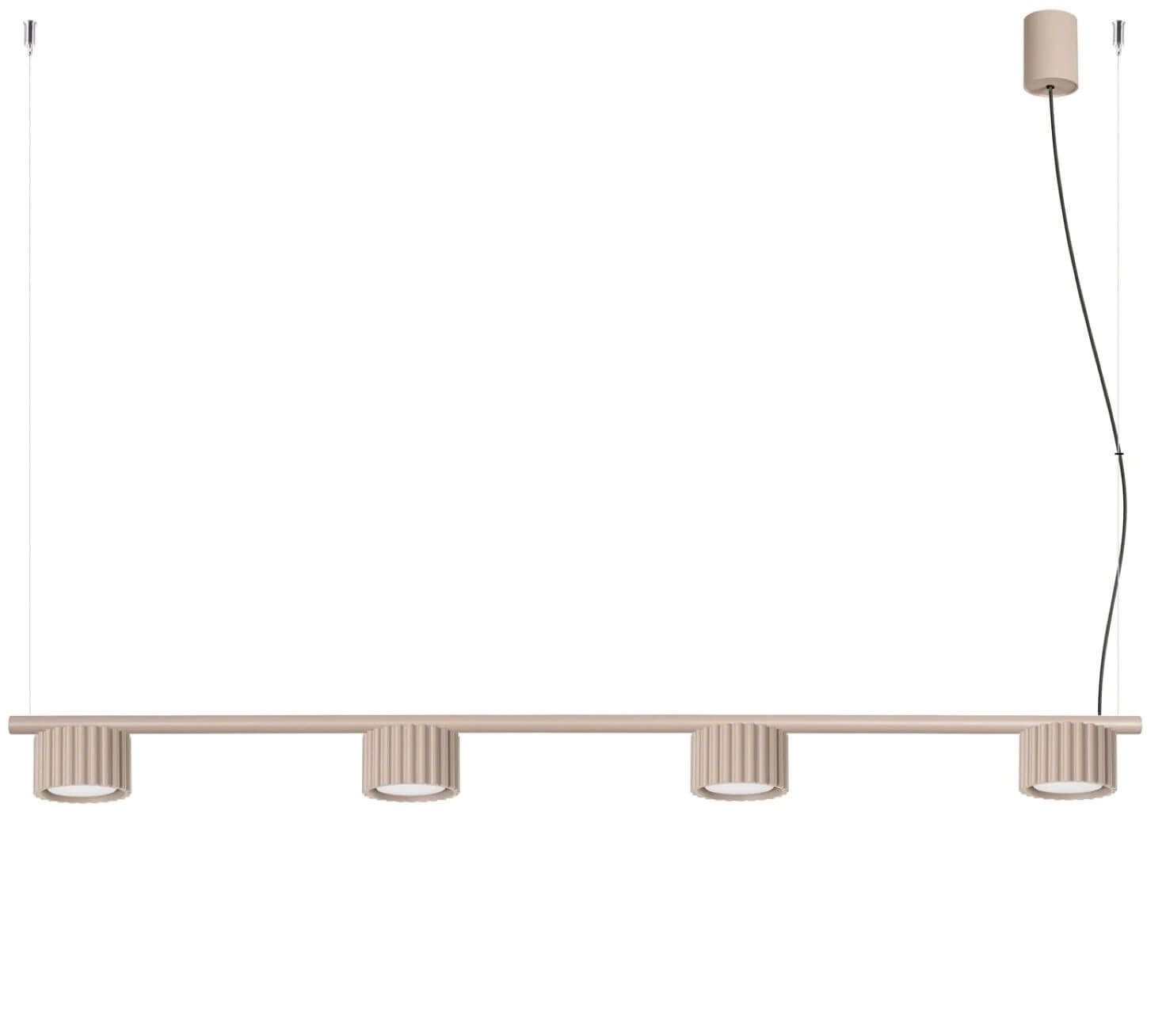 Sollux Lighting Aura függőlámpa 4x10 W bézs SL.2702