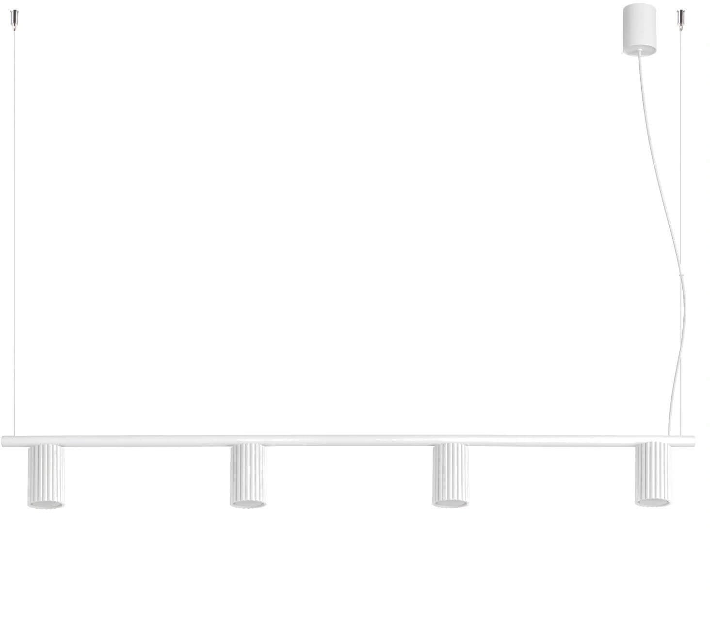 Sollux Lighting Karbon függőlámpa 4x10 W fehér SL.2711