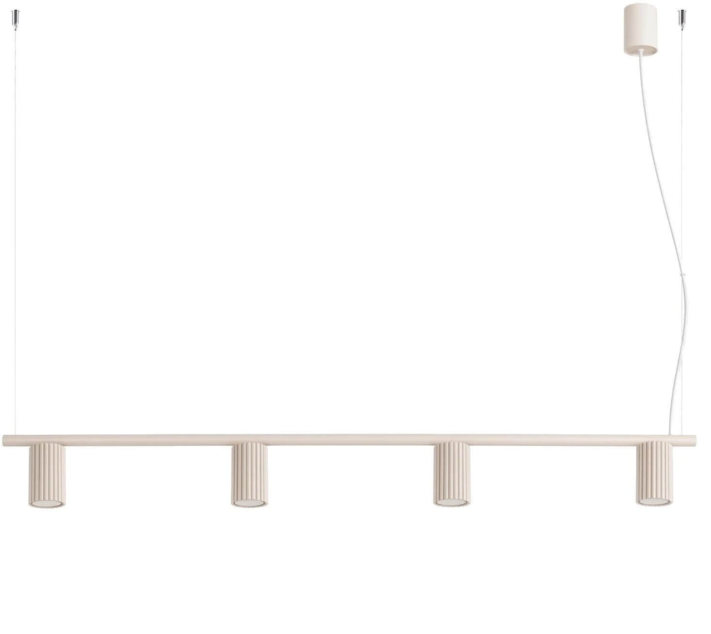 Sollux Lighting Karbon függőlámpa 4x10 W bézs SL.2713