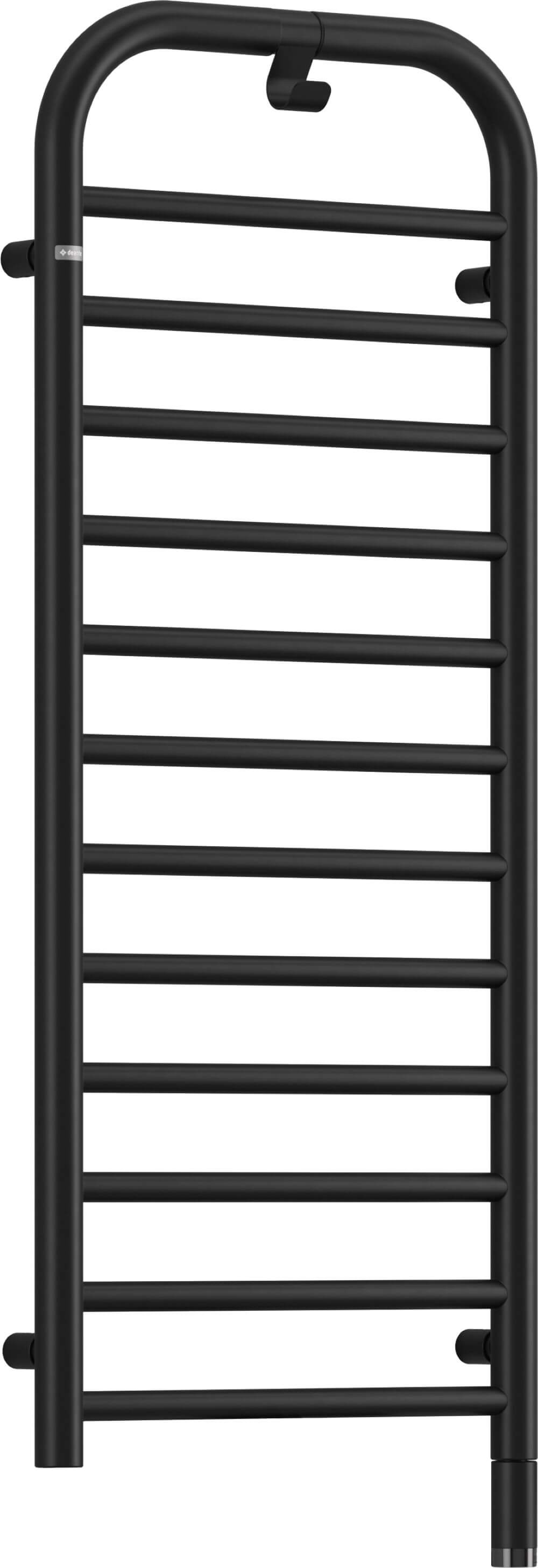 Deante Silia elektromos radiátor fűtőelemmel 129.5x50 cm fekete AGI_NG41E