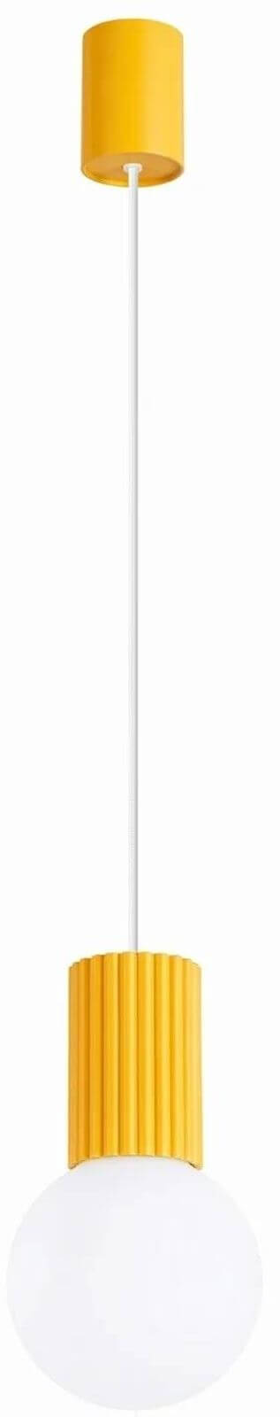 Sollux Lighting Halo függőlámpa 1x8 W fehér-sárga SL.2393