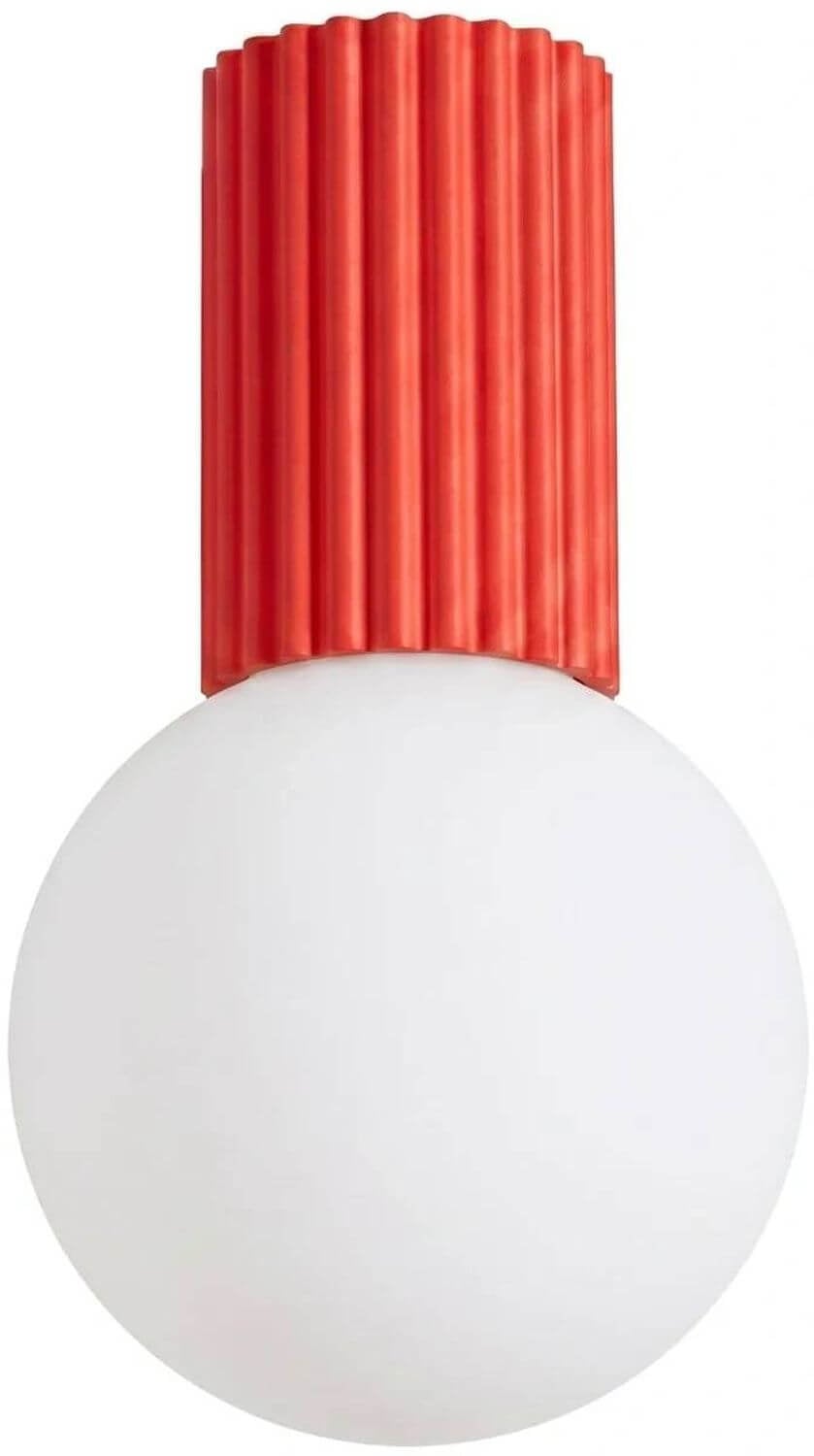 Sollux Lighting Halo mennyezeti lámpa 1x8 W fehér-piros SL.2395