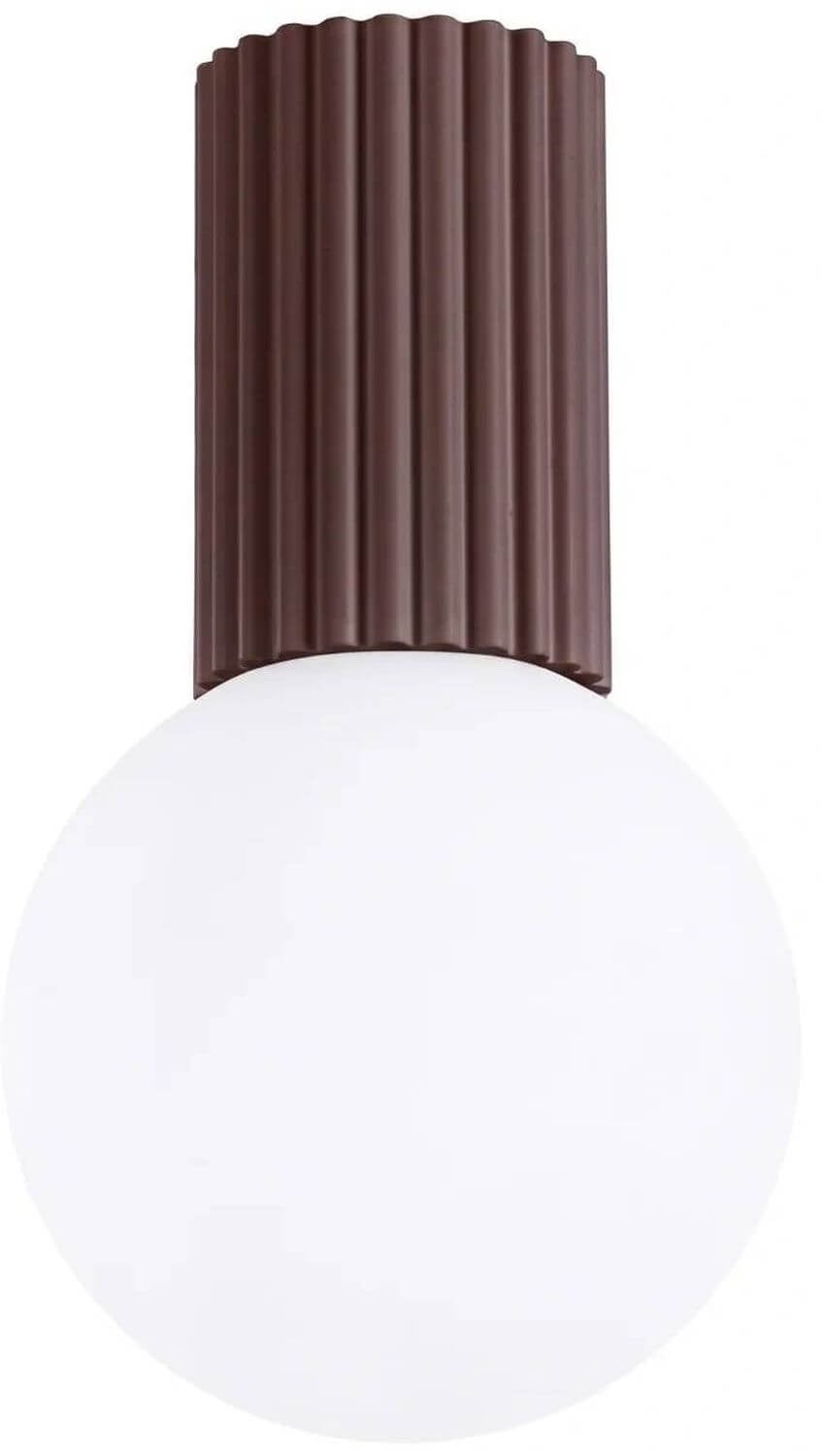 Sollux Lighting Halo mennyezeti lámpa 1x8 W fehér-barna SL.2398