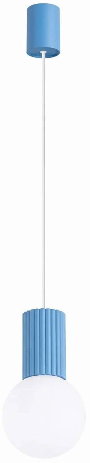 Sollux Lighting Halo függőlámpa 1x8 W fehér-kék SL.2402