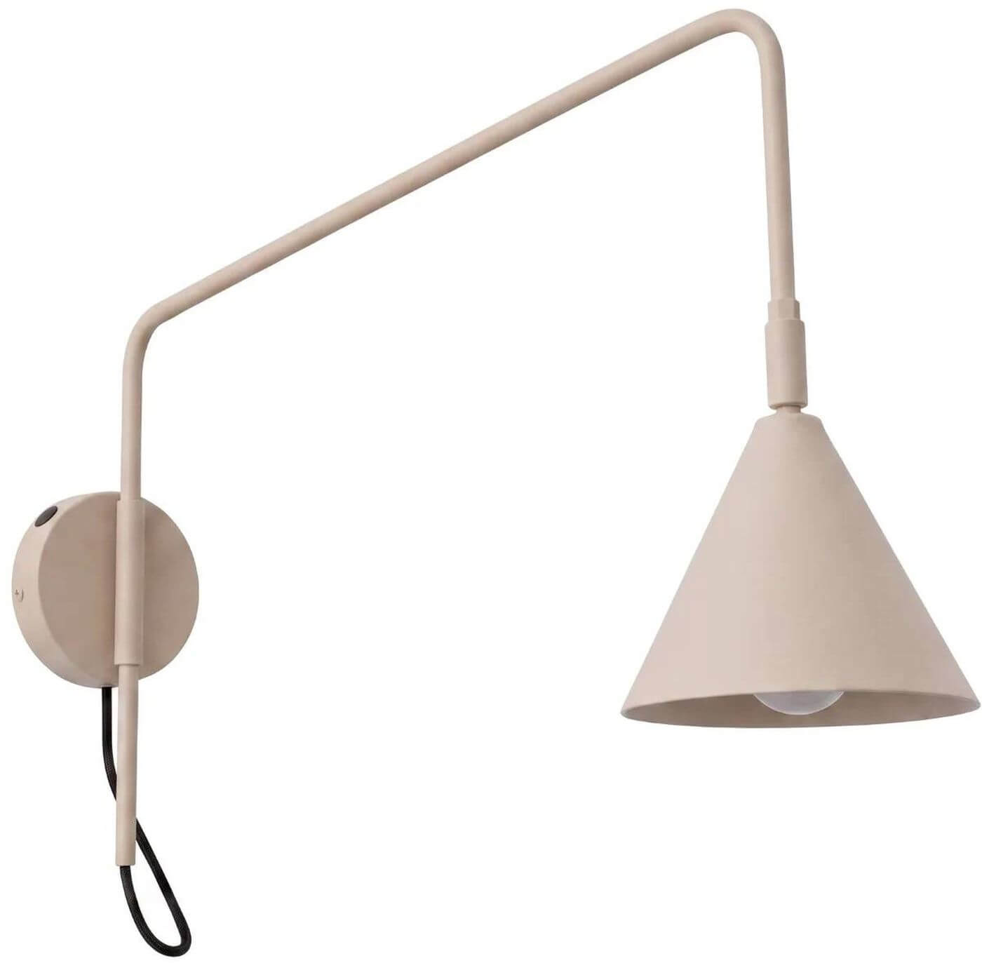 Sollux Lighting Nox oldalfali lámpa 1x10 W szürke SL.2497