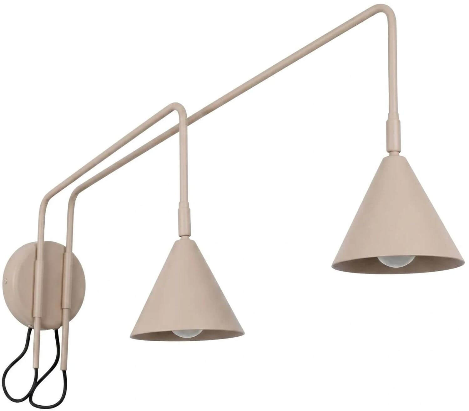 Sollux Lighting Nox oldalfali lámpa 2x10 W szürke SL.2512
