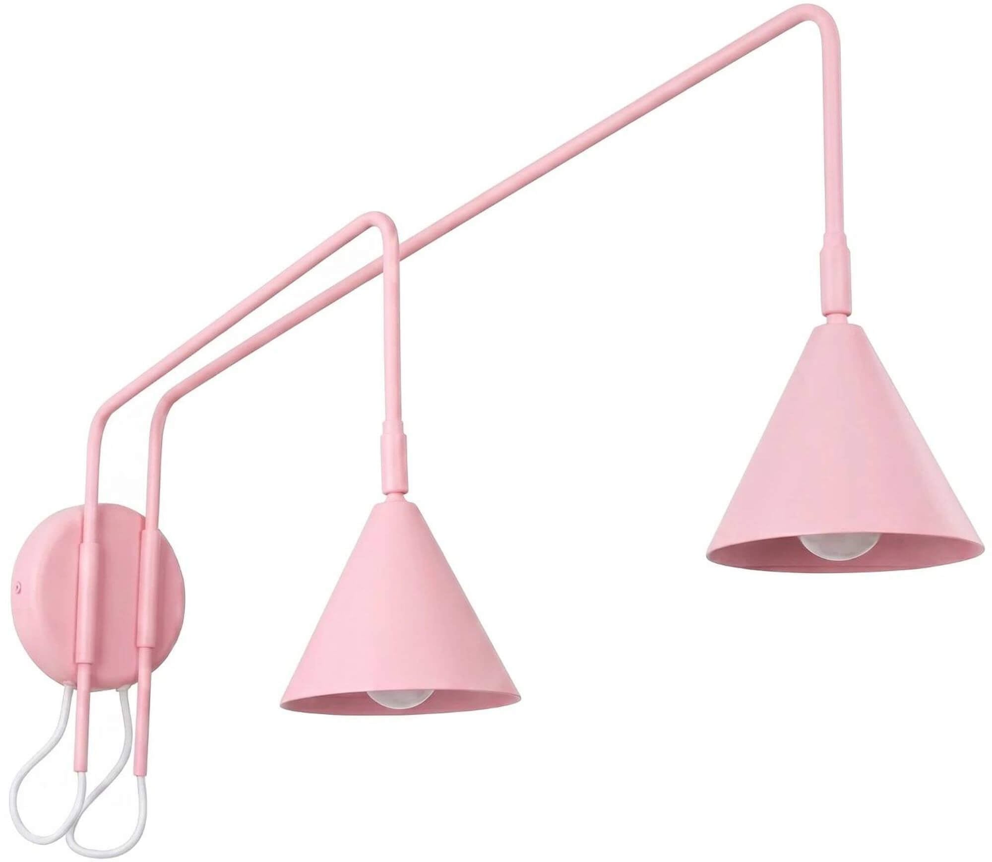 Sollux Lighting Nox oldalfali lámpa 2x10 W rózsaszín SL.2515