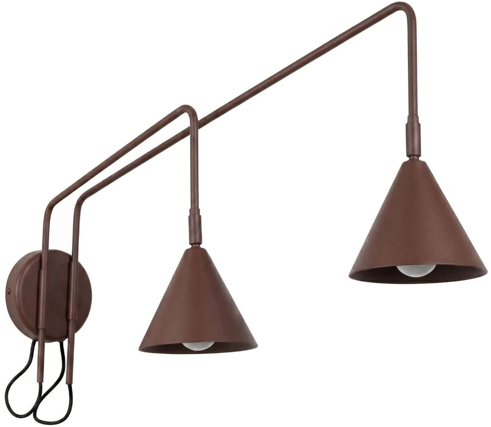 Sollux Lighting Nox oldalfali lámpa 2x10 W barna SL.2519