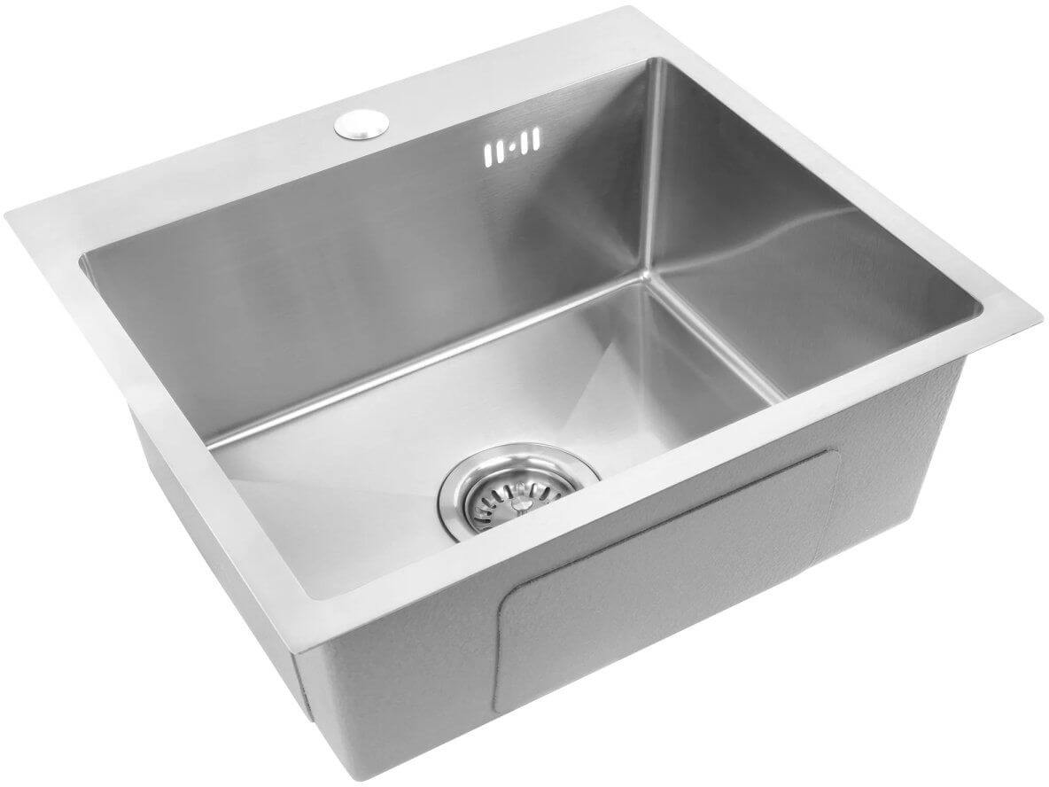 Rea acél mosogató 58x54 cm acél ZLE-06006