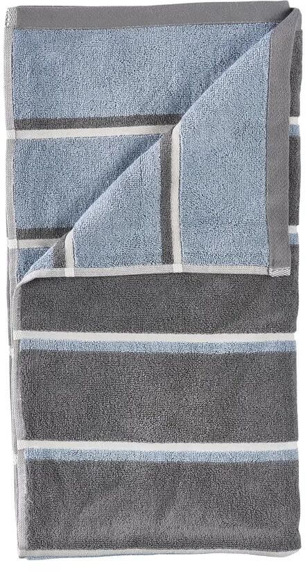 Zone Denmark Sauna törölköző 140x70 cm pamut szürke 37620