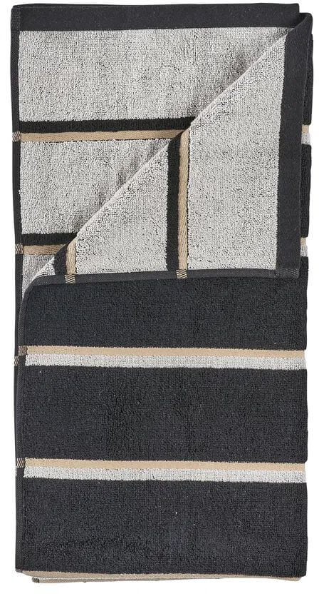 Zone Denmark Sauna törölköző 140x70 cm pamut fekete 37622