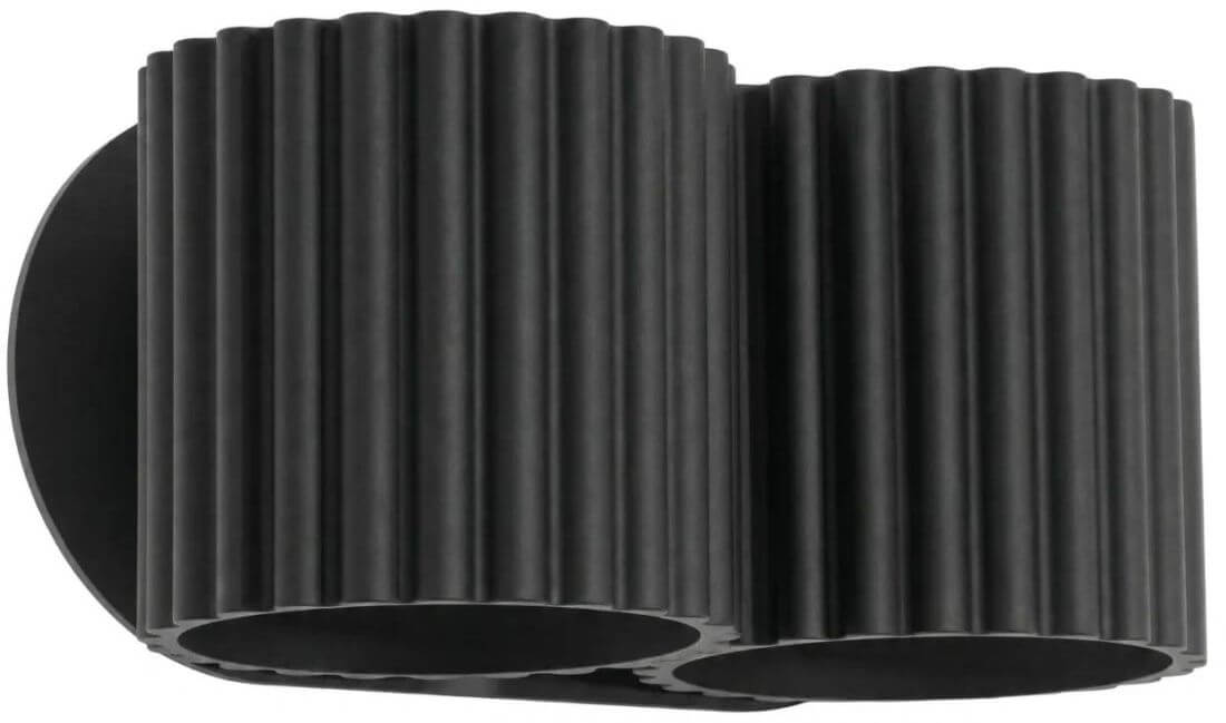 Sollux Lighting Aura oldalfali lámpa 2x8 W fekete SL.2597