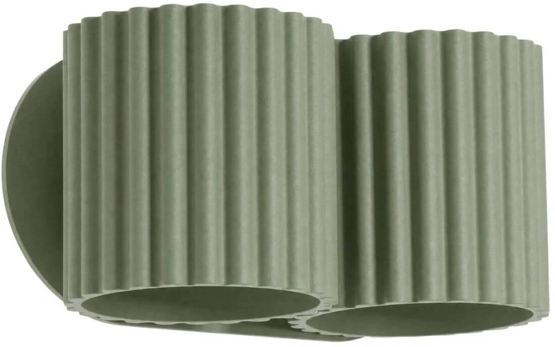 Sollux Lighting Aura oldalfali lámpa 2x8 W zöld SL.2599