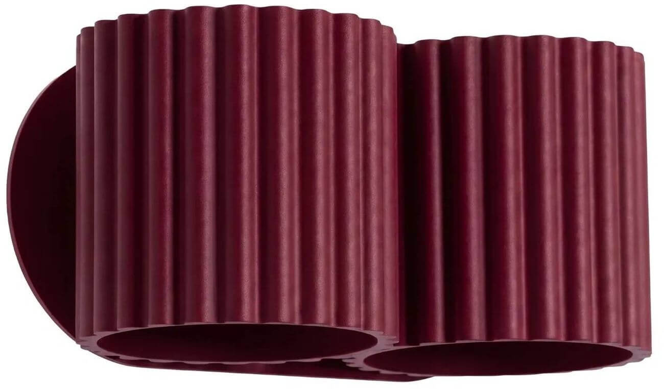 Sollux Lighting Aura oldalfali lámpa 2x8 W Burgundia SL.2604