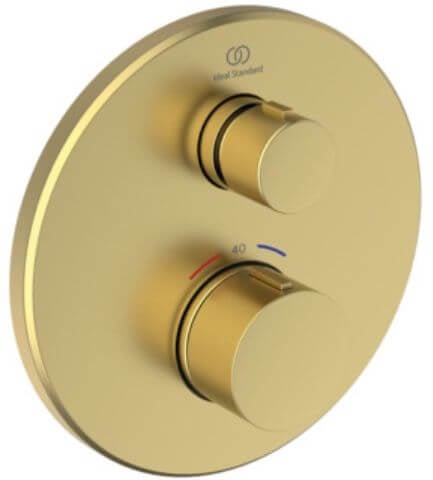 Ideal Standard Ceratherm Navigo zuhanycsaptelep süllyesztett z termosztáttal arany A8578A2