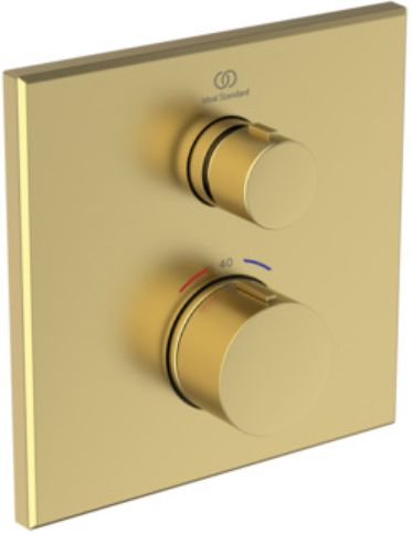 Ideal Standard Ceratherm Navigo zuhanycsaptelep süllyesztett z termosztáttal arany A8580A2