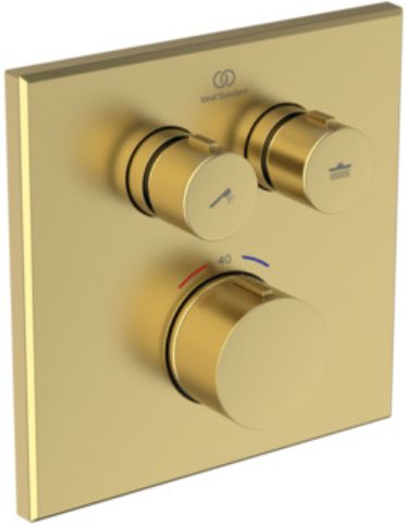 Ideal Standard Ceratherm Navigo zuhanycsaptelep süllyesztett z termosztáttal arany A8581A2