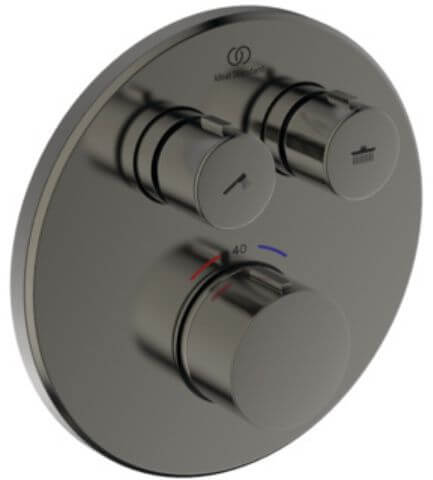 Ideal Standard Ceratherm Navigo zuhanycsaptelep süllyesztett z termosztáttal grafit A8579A5